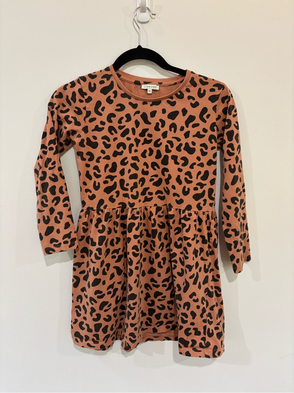 Liewood Animal Cheetah Print Long Sleeve Dress
